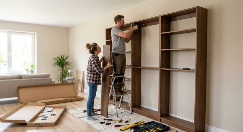 Bookshelves Installation in Woodbridge, VA