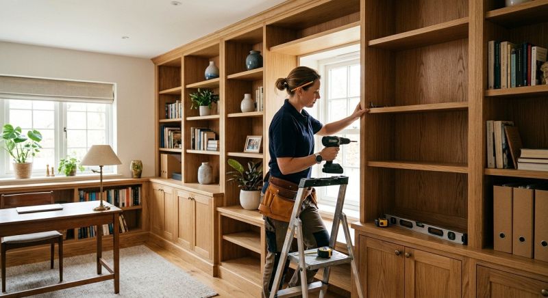 Mudroom Shelving Installation in Annapolis, MD